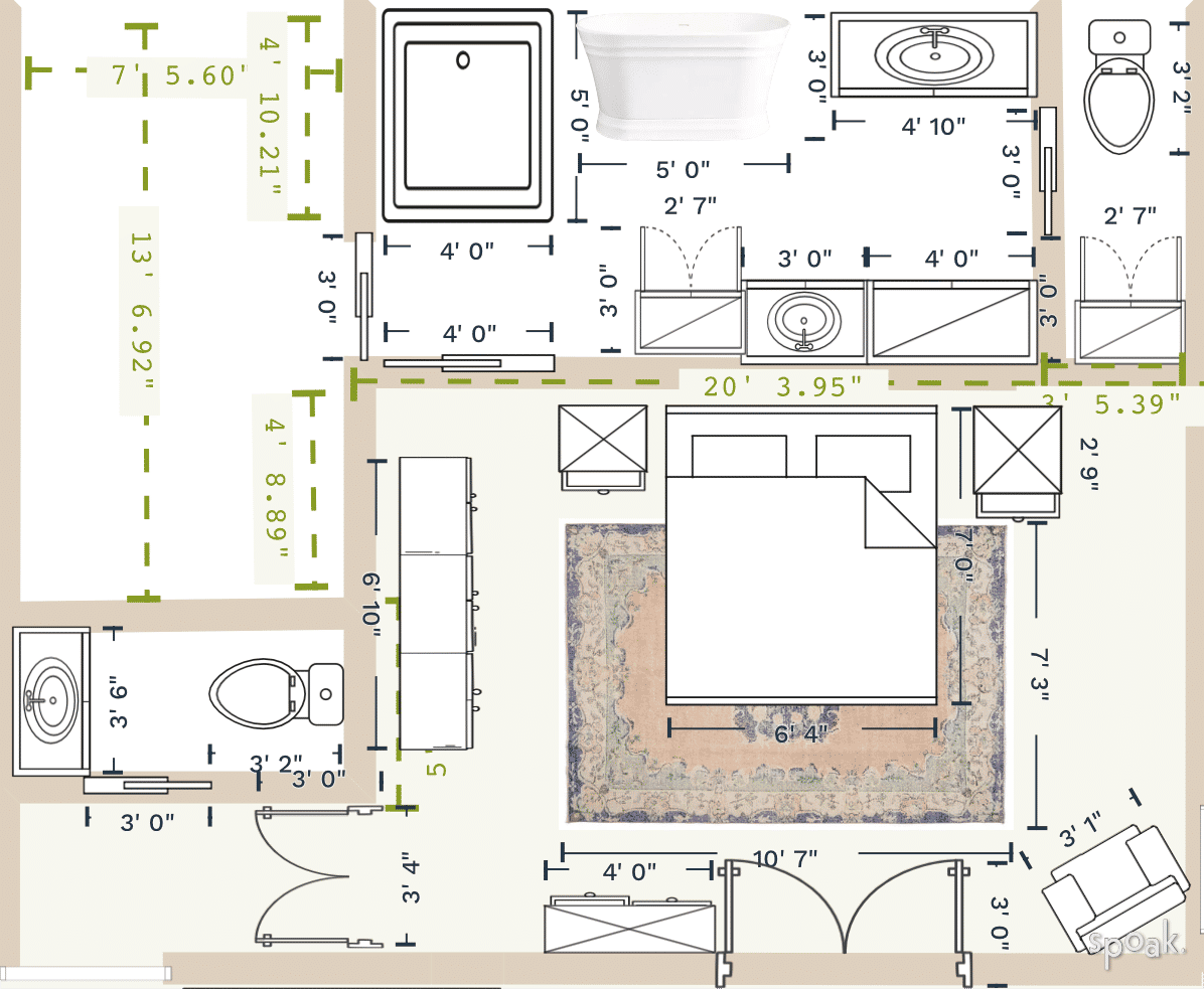 Single Story House Plan designed by Colbey Bunger