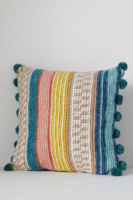 Woven Fabiana Indoor/Outdoor Pillow added by Kate McKay Designs