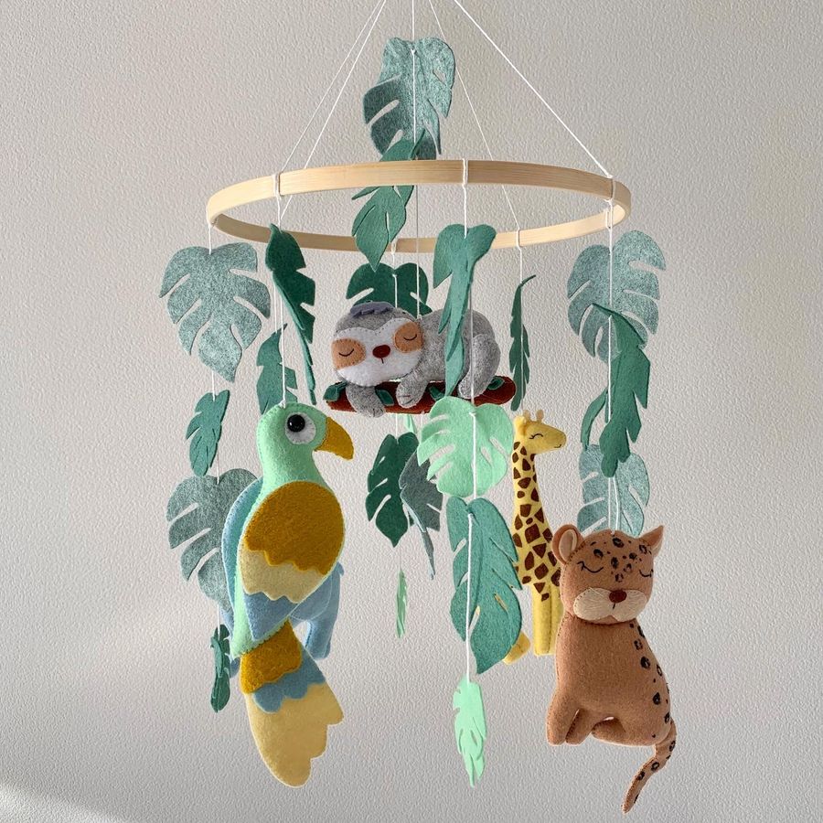 Safari baby mobile. Safari Nursery. Nursery decor. Nursery c - Inspire Uplift added by Rebecca Sellers