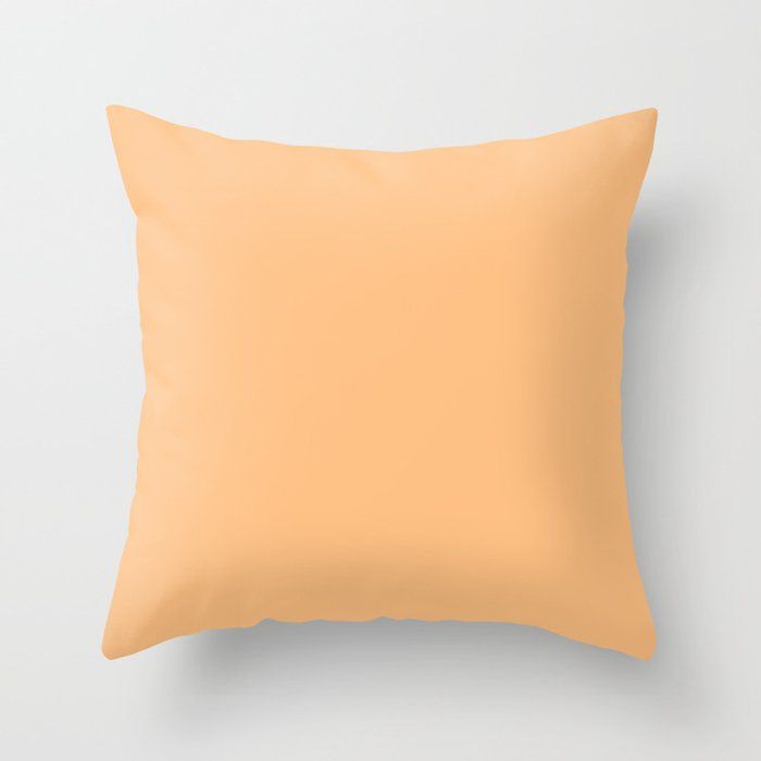 peachy keen Throw Pillow by hmjones added by Megan Keltner