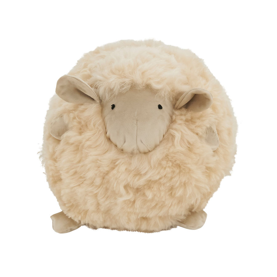Saro Mongolian Lamb Collection Wool Throw Pillow | Wayfair added by Kristina Blackford