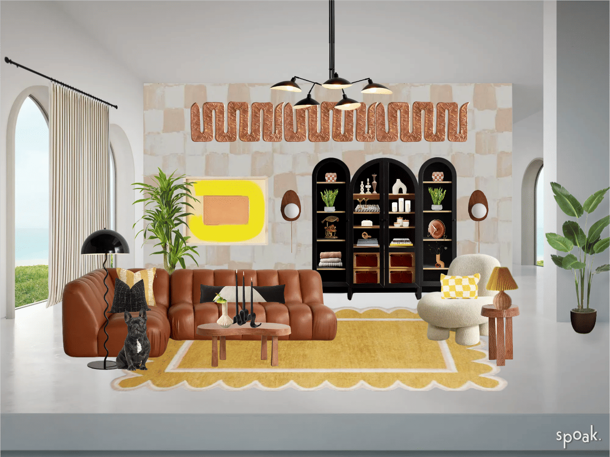 Kitchen + Living Room Inspo designed by Kayla Brown