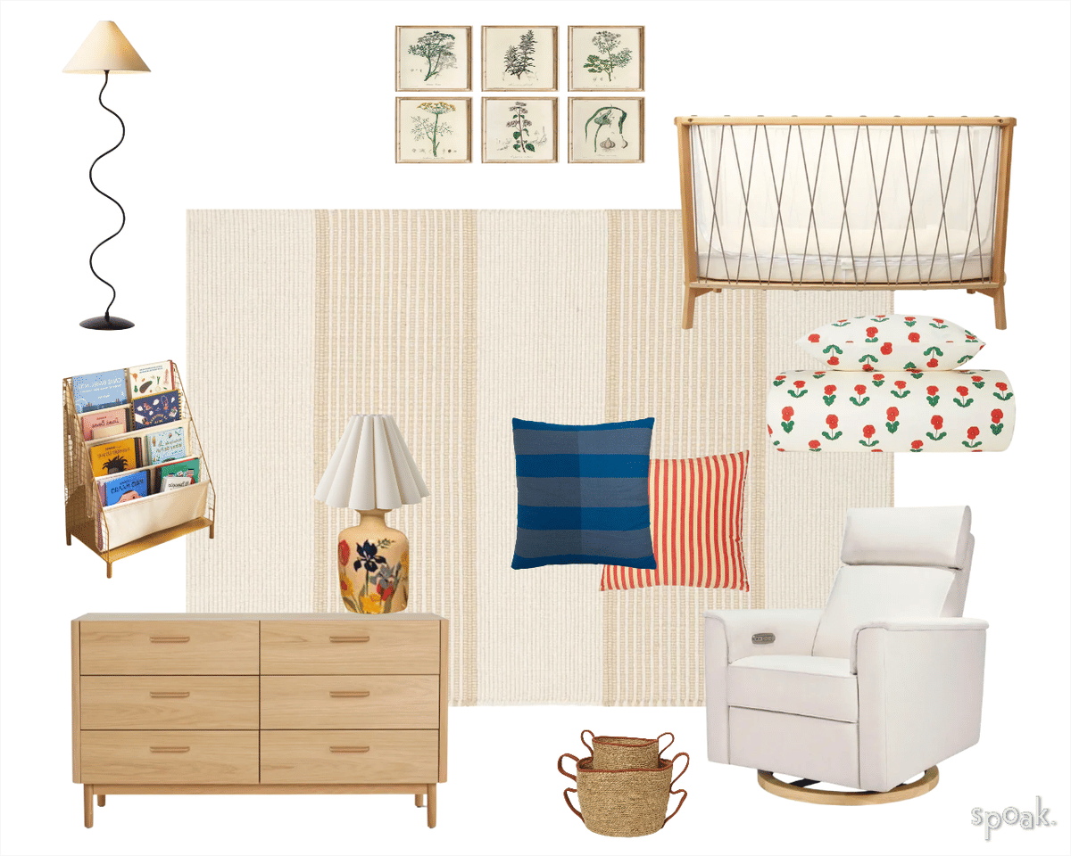 Nursery Inspo designed by Karen Baruh