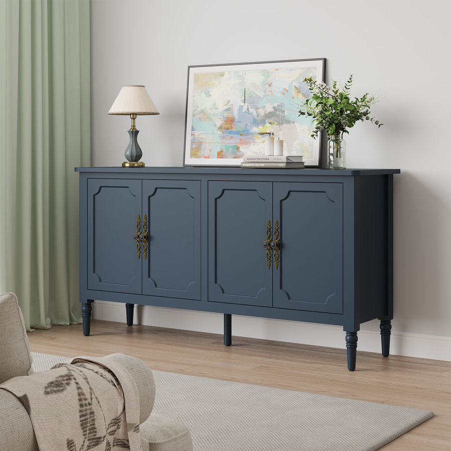 Alcott Hill® Collynns 58" W Sideboard Cabinet with Adjustable Shelves and 4 Doors & Reviews | Wayfair added by Catherine Thompson