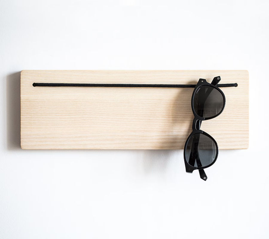 Wall-Mounted Wooden Sunglasses Holder for Eyeglass Organization added by Jonathan Constable