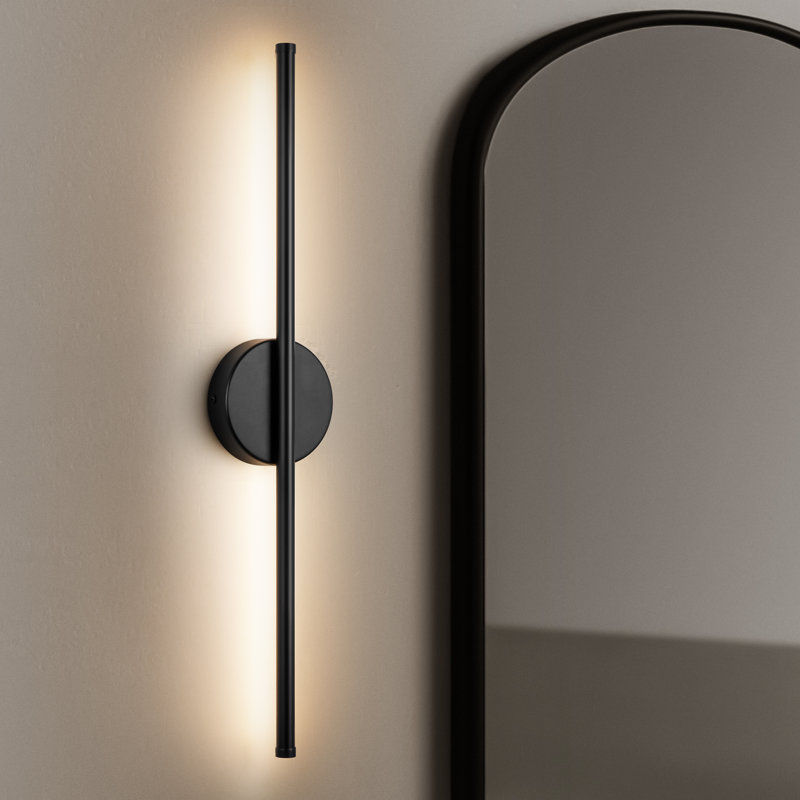 Wade Logan® Brynie Iron Metal LED Semi Flush Mounted Sconce | Wayfair added by Keiry Suero