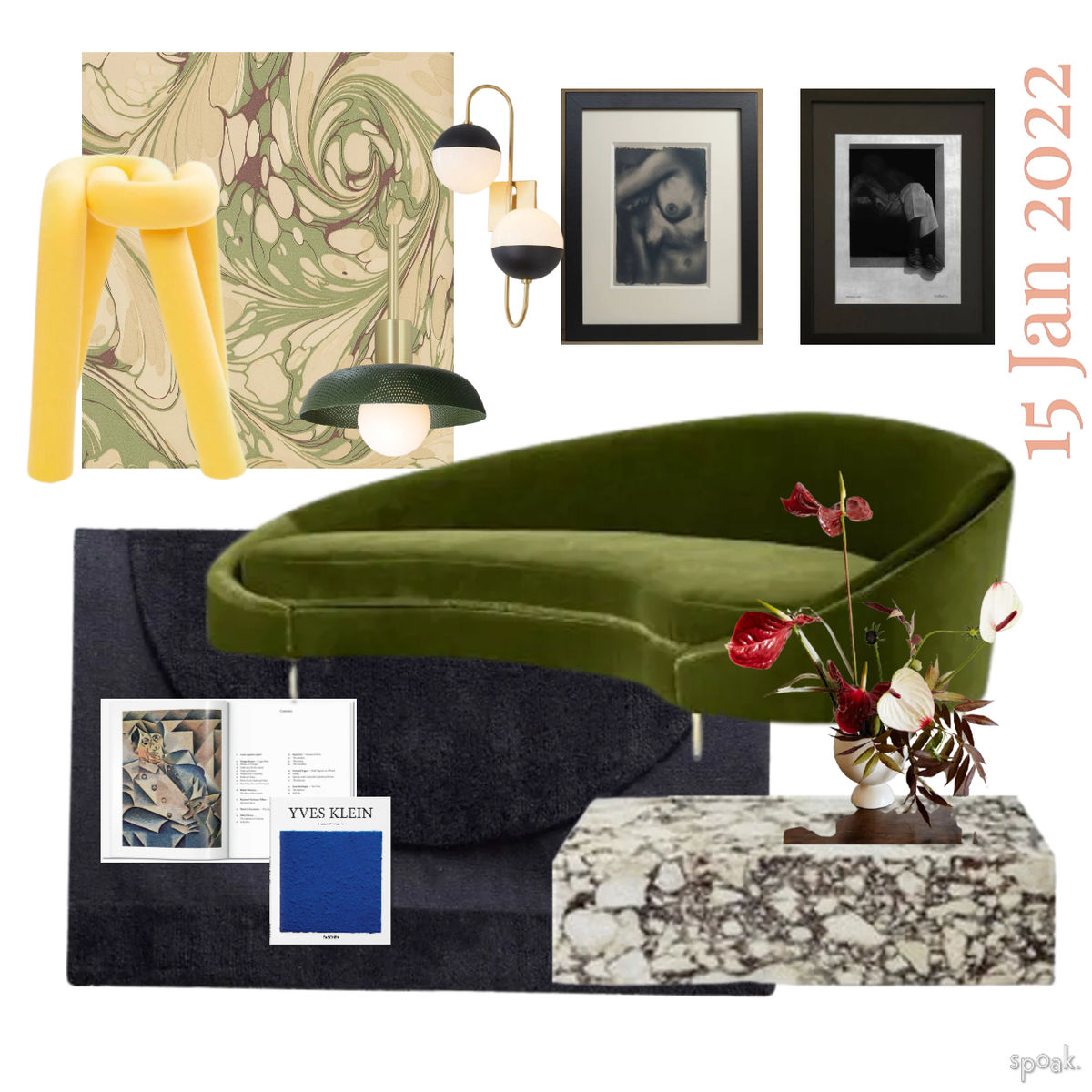 Kitchen + Living Room Inspiration designed by Isabella D'Alessandro