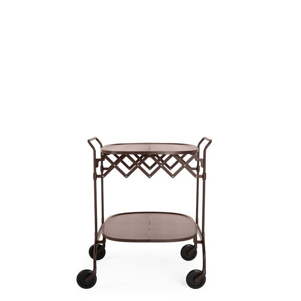 Gastone Folding Trolley Table by Antonio Citterio with Oliver Löw added by Evie Leigh