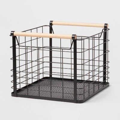 Wire Natural Wood Handles Milk Crate added by Sarah Ramsay