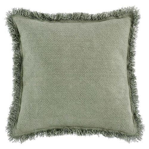 Danica Modern Classic Green Linen Decorative Throw Pillow - 22x22 added by Cristina Torres