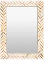 Kiara Small Rectangular Wall Mirror, Natural added by Maggie Griesbeck