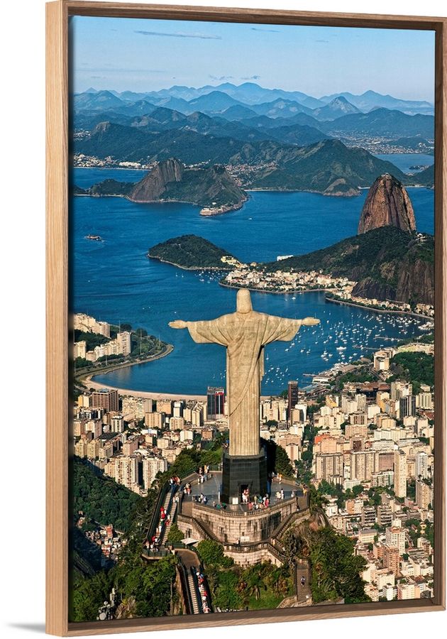 Brazil, Rio de Janeiro, Baia da Guanabara, Christ Redentor added by HELEN SALGADO