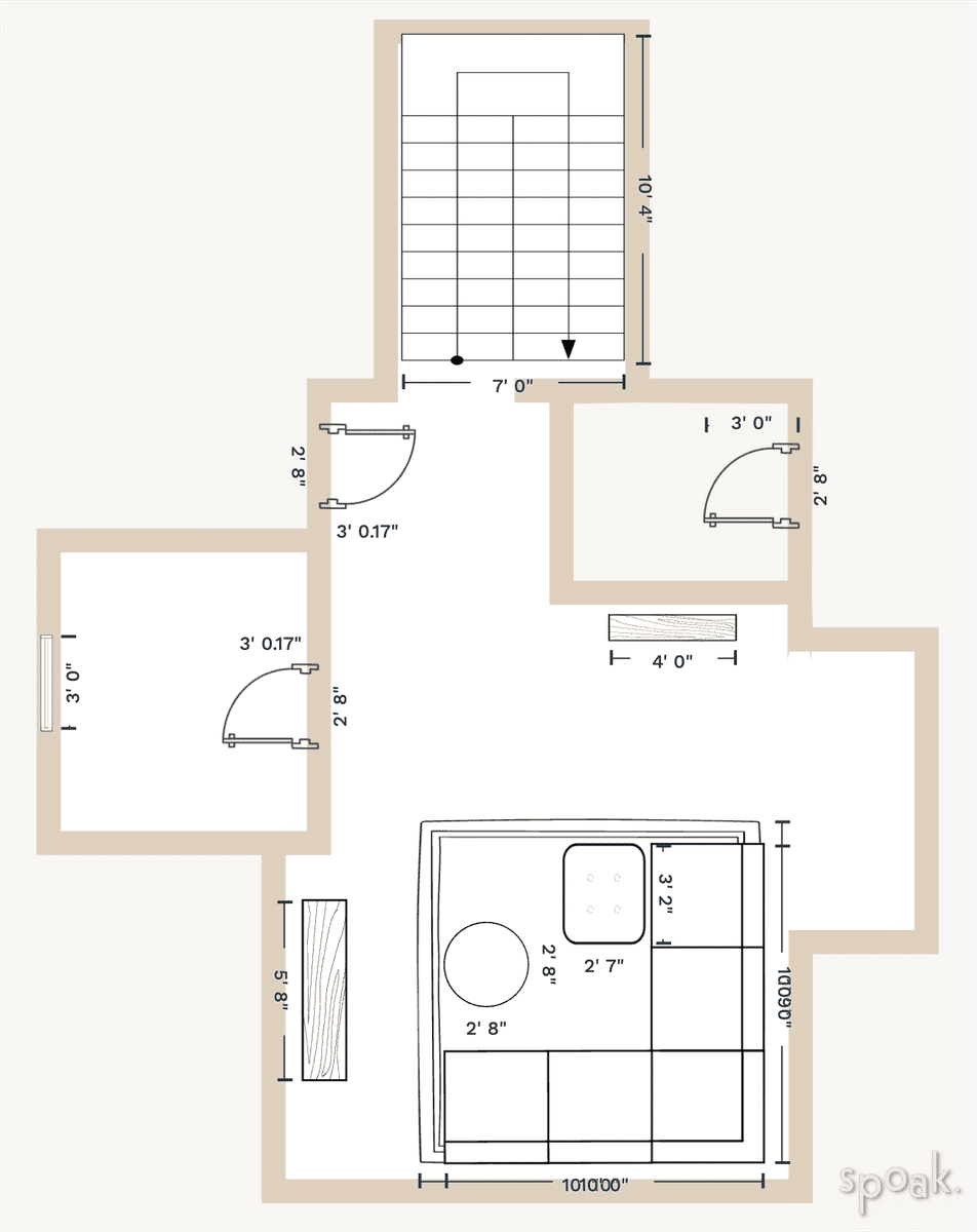 Three Story House Plan designed by Margaret Hildebrand