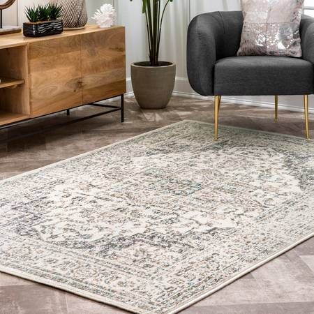 Cream Coronet Medallion Area Rug added by Where The Heart Is Designs