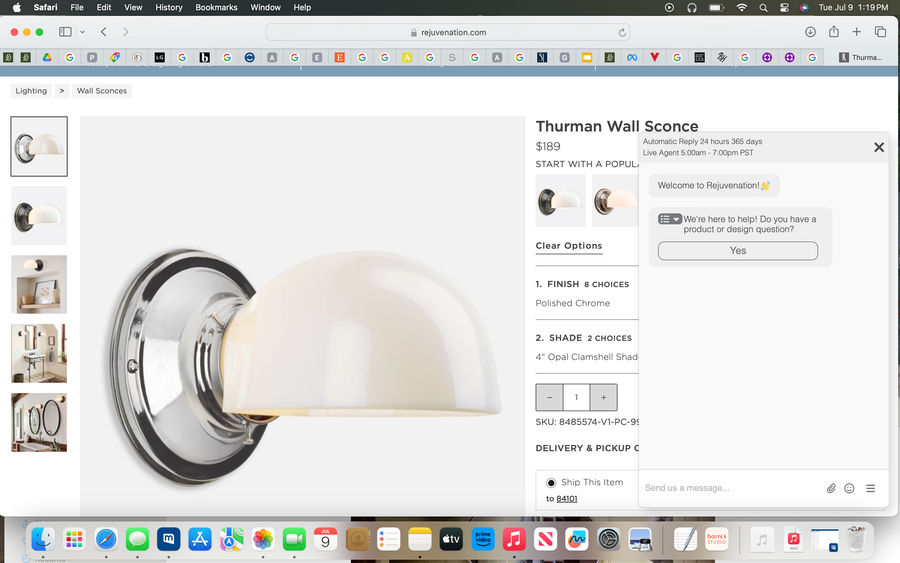 Thurman Wall Sconce added by Sara Charlesworth
