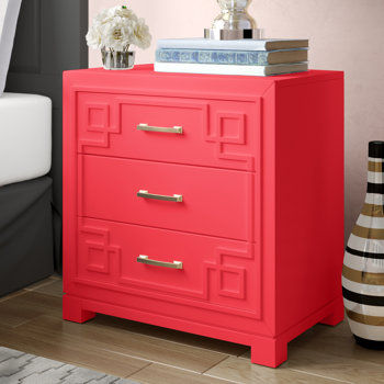 willa arlo interiors 3 drawer solid wood nightstand added by Natasha Ross