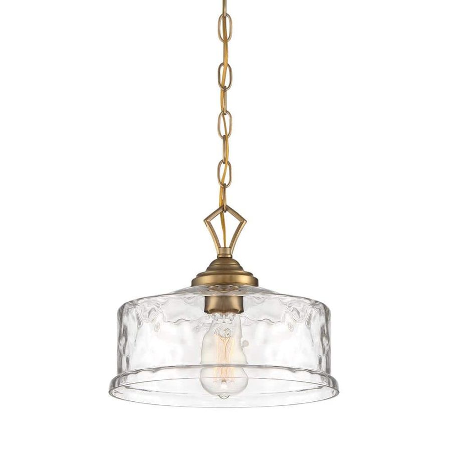 Designers Fountain Drake 1-Light Brushed Gold Down Pendant 96332-BG - The Home Depot added by Dogwood Home Design