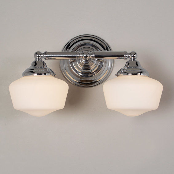 SchoolHouse Vanity Light - 2 Light added by Fabiana Kahn