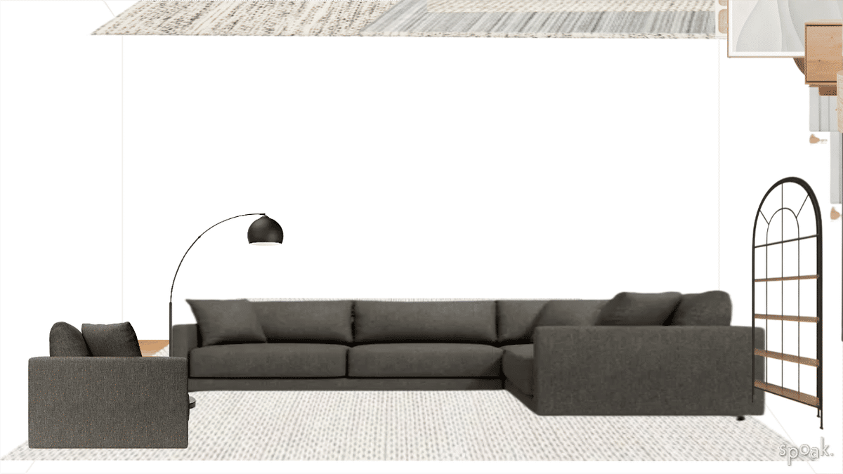 White Living Room Inspo designed by diana yescas