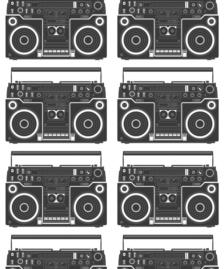 Boom Box Wallpaper - Retro Music Wallpaper added by Natasha Ross