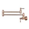 Akicon Antique Copper Double Wall-mount Pot Filler Kitchen Faucet Lowes.com added by Jada Williams