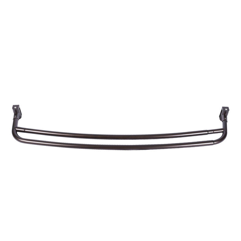 Utility-Sink Adjustable Curved Fixed Shower Curtain Rod & Reviews | Wayfair added by sallie tyler