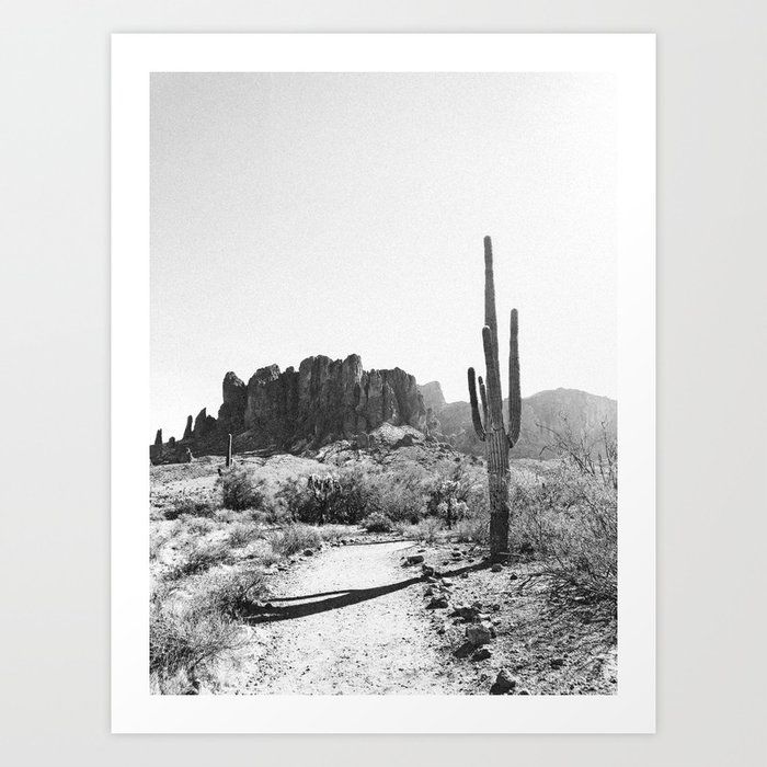 Arizona Desert Art Print by Vintage Travel added by Taylor Strander