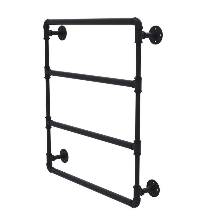 Allied Brass Pipeline Collection 24 in. Wall Mounted Ladder Towel Bar in Matte Black P-280-24-LTB-BKM - The Home Depot added by Danielle Lambert