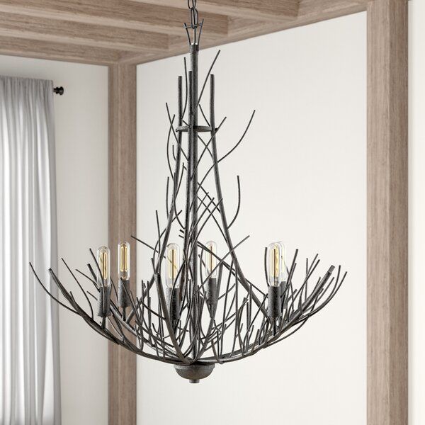 6 - Light Dimmable Tiered Chandelier added by sallie tyler