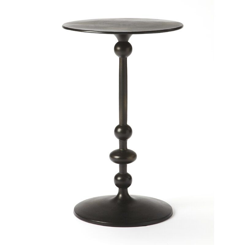 Derrell Aluminum Pedestal End Table added by Nikki Rajnovich