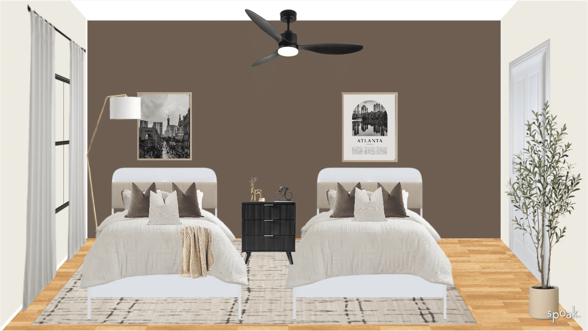 Bedroom Inspo designed by Nisha Carlin