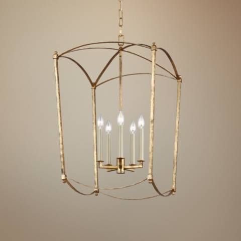 Feiss Thayer 19 1/4" Wide 5-Light Antique Guild Chandelier - #65K79 | Lamps Plus added by Where The Heart Is Designs