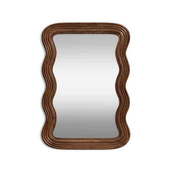 Axinia Solid Wood Wavy Wall Mirror added by Brooke Carver