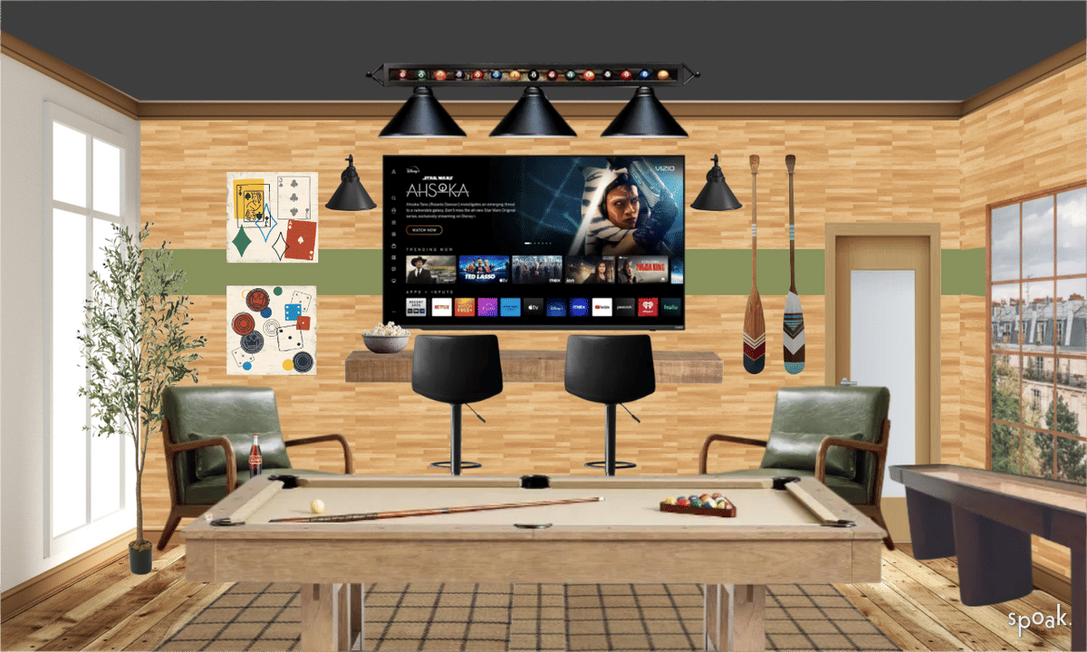 Game Room Inspo designed by Andrea DelGrosso