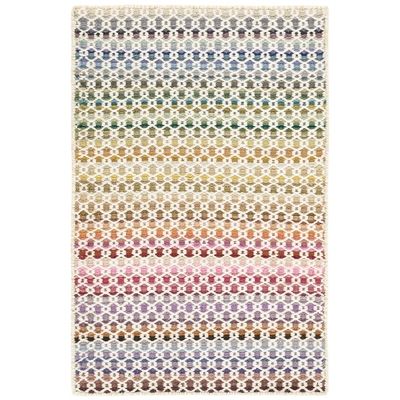 Poppy Multi Handwoven Wool Rug | Dash & Albert by Annie Selke added by D B