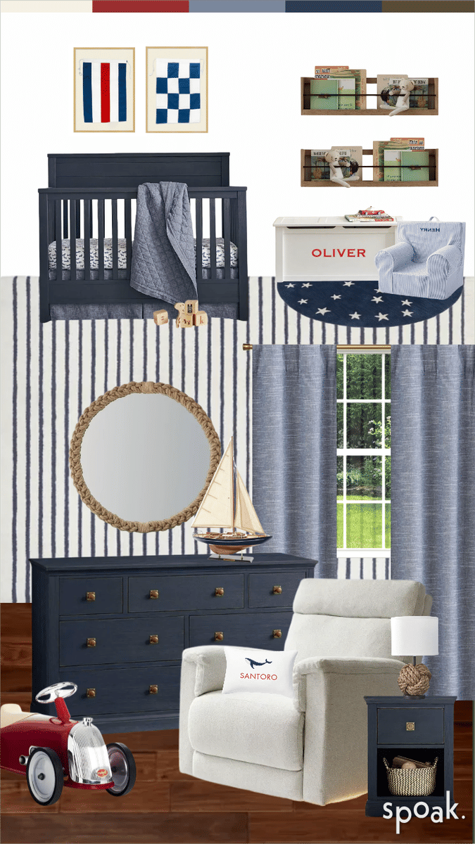 Coastal Nursery Inspiration designed by Rio Chacon
