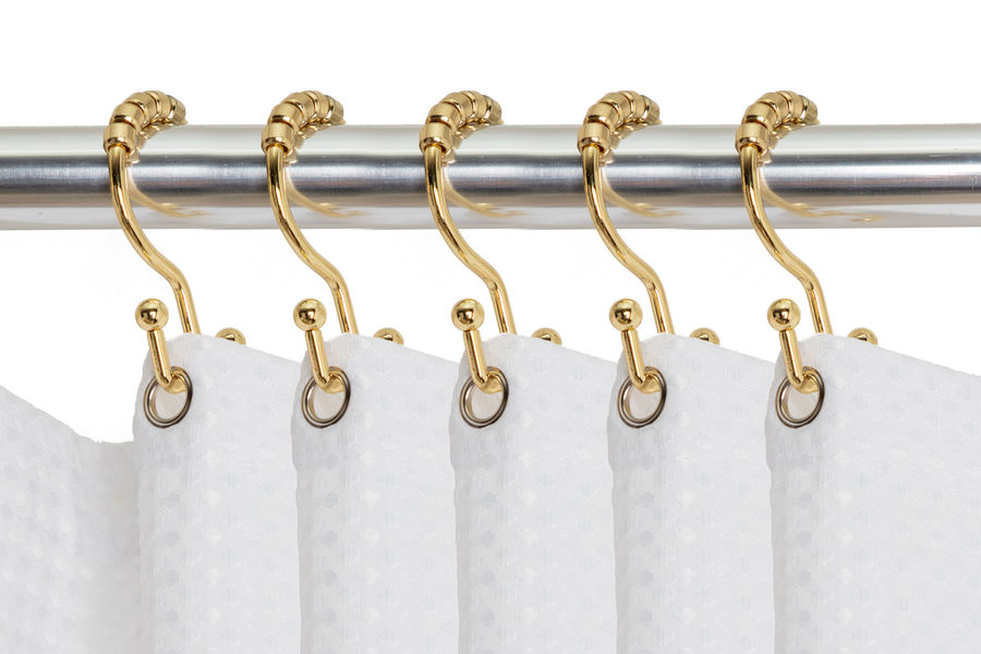 Utopia Alley Double Roller Shower Curtain Hooks & Reviews | Wayfair added by sallie tyler