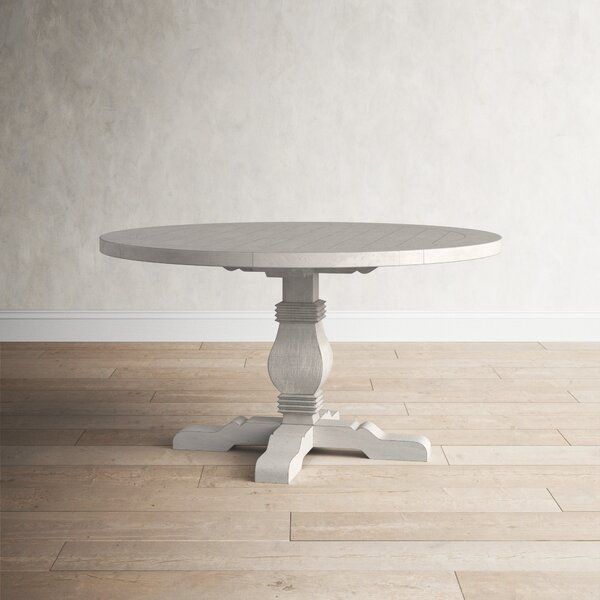 MicklesonPine Solid Wood Pedestal Dining Table Top added by Morgan Saunders