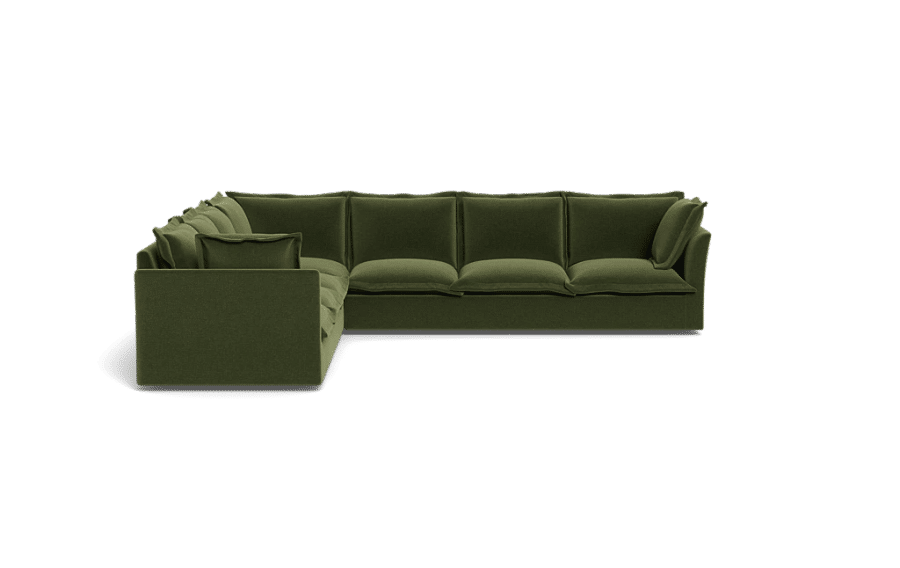 Skylar Corner 6-Seat Sectional Sofa, Olive added by Kathleen Baumer