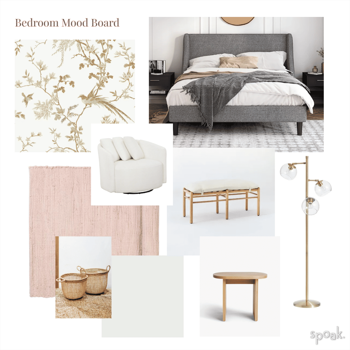 Pink Bedroom Ideas designed by Hethre Strickland