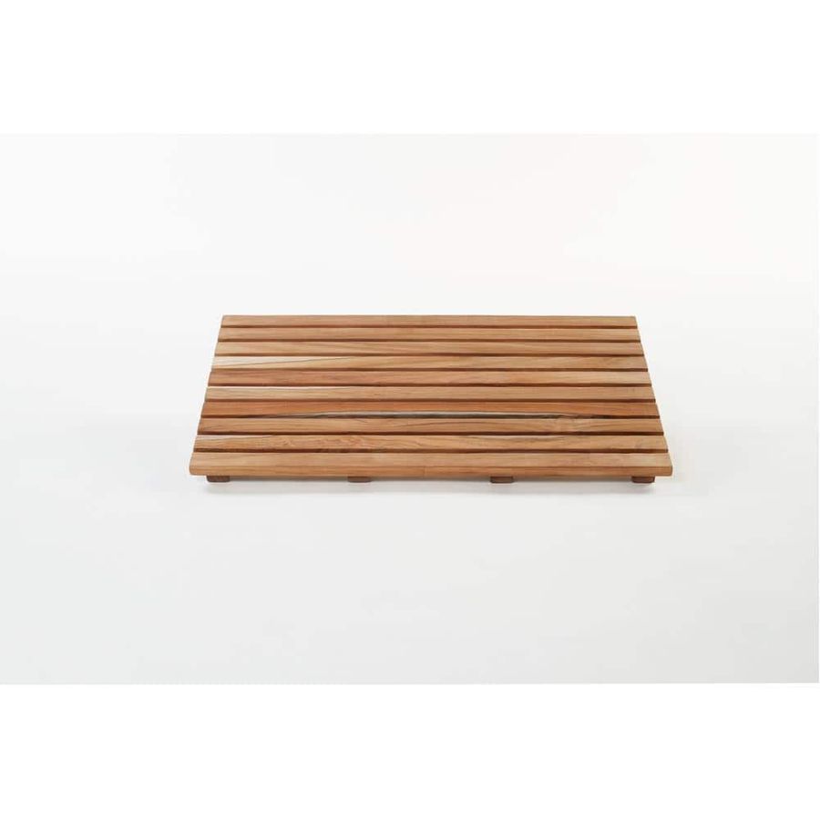 Natural Teak 14 in. x 24 in. Gala Bathroom Shower Mat GTIL2414 - The Home Depot added by Cymberline Odeyemi