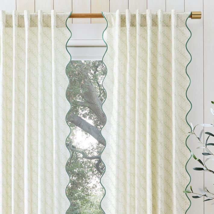 RHODE Batik Scallop Edge Curtain (Set of 2) added by Raquel Guerrero