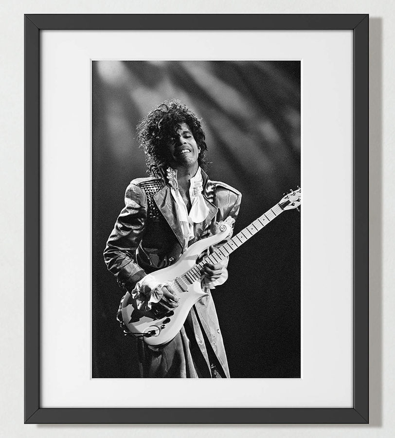 Prince In Chicago With Black Frame 21.5"x25.5" | CB2 added by Spoak Member