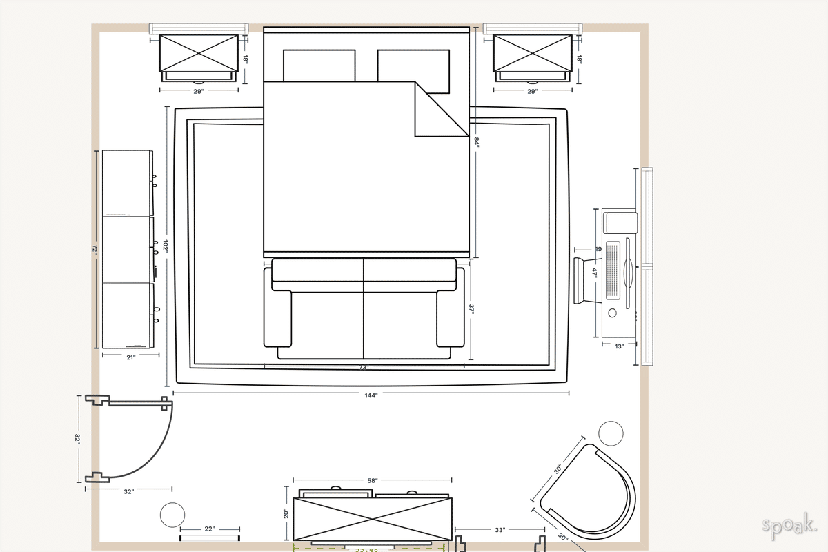Bathroom Layout designed by Myranda Eckert