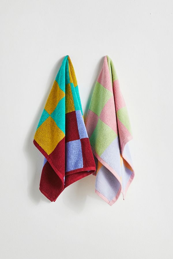 BAGGU Checks On Checks Hand Towel Set added by Spoak Member
