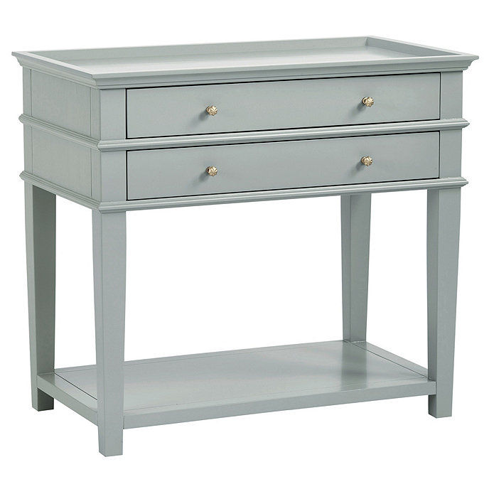 Grace 2 Drawer Open Shelf Side Table added by Katharine Perkins