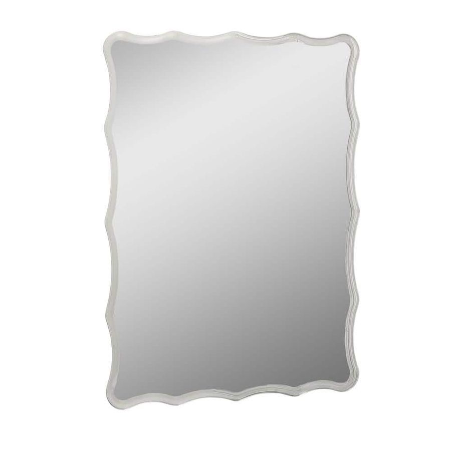 Decor Wonderland 24 in. W x 32 in. H Frameless Rectangular Bathroom Vanity Mirror in Silver DWSM1058 - The Home Depot added by Chelsea Dickson