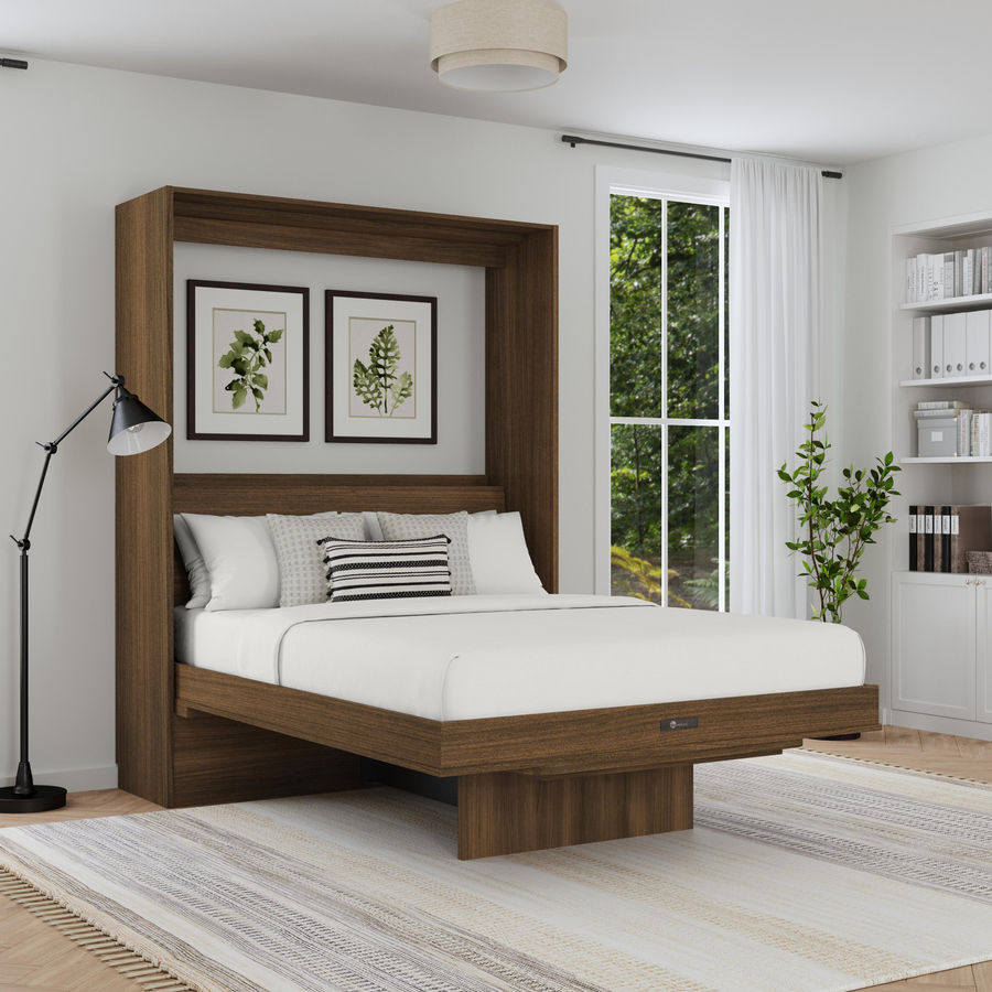 InovaHome Murphy Bed with Desk & Reviews | Wayfair added by Ericka Mills