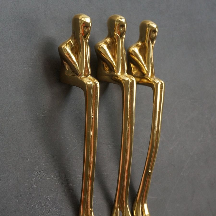 Creative Brass Handle Modern Minimalist Wardrobe Door Cabinet Drawer Nordic Thinker Brass Cabinet Long Handle E109 - Etsy added by Jamie Moon