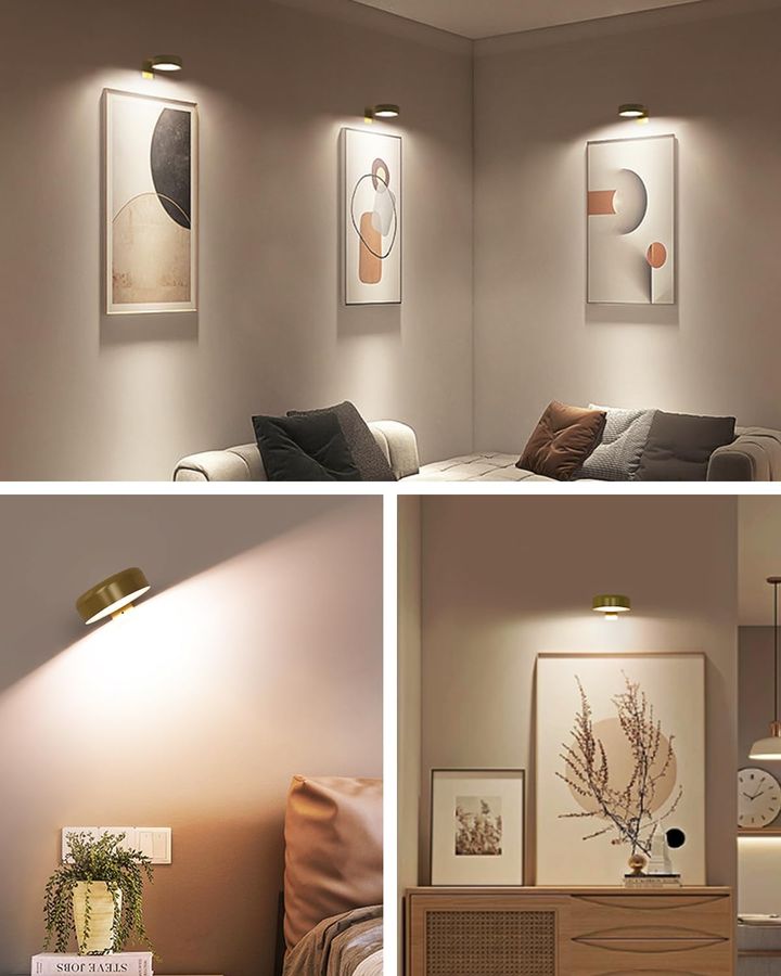 Picture Lights for Wall,Rechargeable Battery Painting Light,Wall Sconce Decor Lights for Picture,Dimmable Art Display Light with Remote Timer,Magnetic Lamp,Wireless Gallery Lights for Frame Portrait added by Keyna Harris